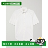香港直邮潮奢 衬衫 mcqueen 麦昆 1h可退 徽标短袖 亚历山大 男士