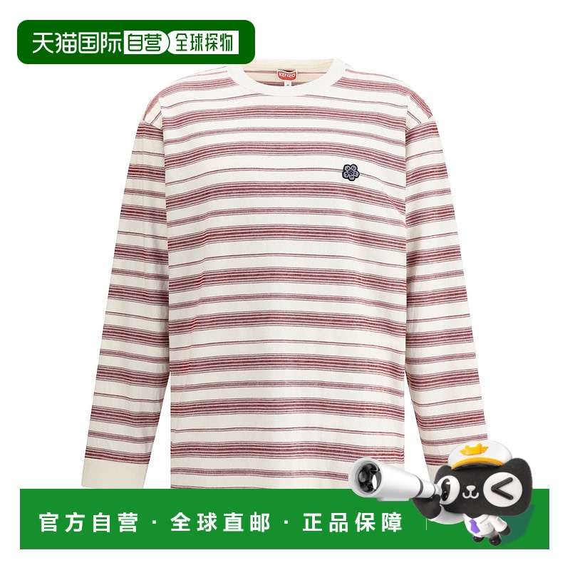 1h可退 香港直邮KENZO 男士T恤 FF65TL3554SC02 AW2025 白色 长袖