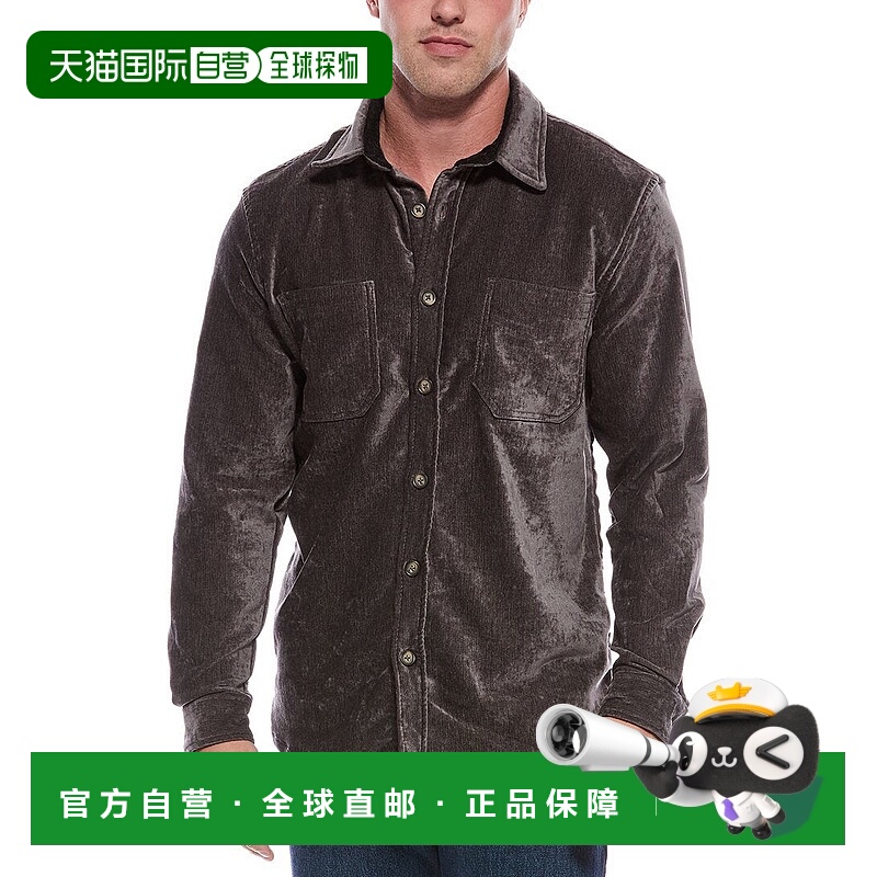 自营Vintage 1946 Chenille Shirt Jacket - grey 美国奥莱直发