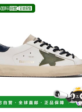 1h可退 香港直邮GOLDEN GOOSE 男士 白色 Super-Star 运动鞋 GMF0