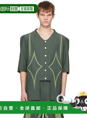 1h可退 香港直邮潮奢 Uncertain Factor 男士 绿色 Interstellar