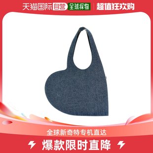 香港直邮潮奢 牛仔手提包 女士Heart Coperni