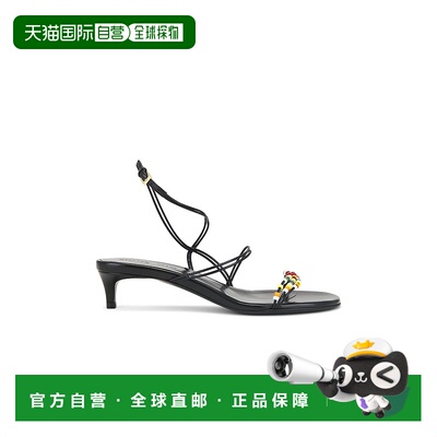 1h可退 香港直邮潮奢 KHAITE 女士 Loop Kitten 35 串珠鞋跟高跟