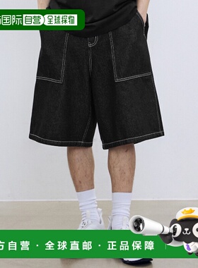 韩国直邮FILLUMINATE 公用短裤 FBEUUDT147BK Bermuda Big Denim