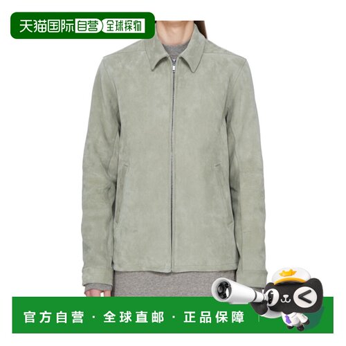 Rick Owens 翻领长袖皮夹克 RU02F4764LCS 【付后1h可退】