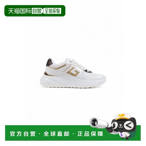 香港直邮GUESS 女士运动鞋 FLTFONFAB12WHIBR AW2025 白色 FONZI