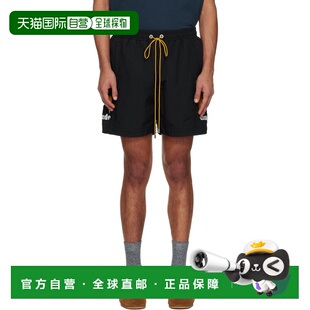 1h可退 香港直邮潮奢 Rhude 男士 黑色 Moonlight 短裤 RHFW25SH0