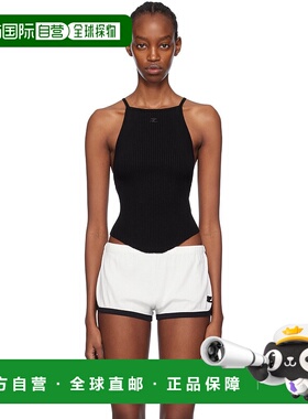 1h可退 香港直邮潮奢 Courreges 女士 黑色 Holistic 背心 124MDE