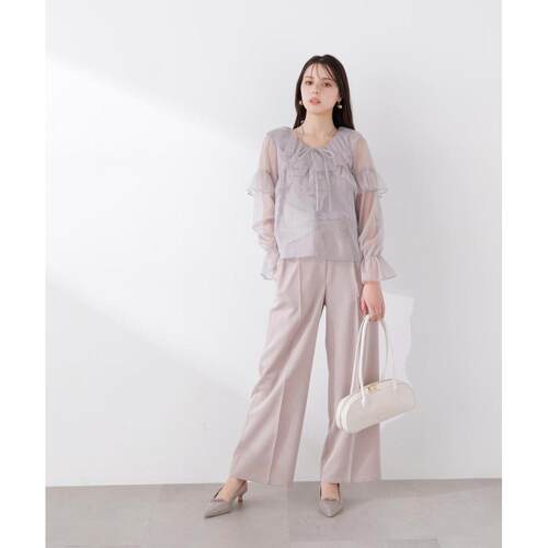1h可退 日本直邮PROPORTION BODY DRESSING 女士侧边蝴蝶结阔腿裤