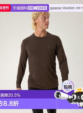 欧洲直邮Arc'teryx始祖鸟 RHO 美利奴羊毛长袖圆领衫 男装户外