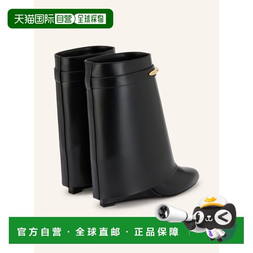 香港直邮GIVENCHY 女士靴子 100316533313000 CO 黑色 SHARK PINC
