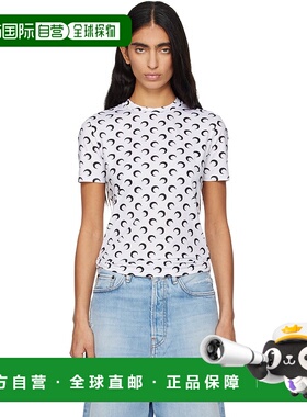 1h可退 香港直邮潮奢 Marine Serre 女士 白色 Recycled Moon Jer