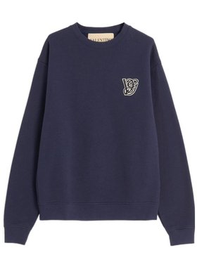 VALENTINO 男士卫衣 VMF28RB2YD51 AW2025 蓝色 长袖卫衣