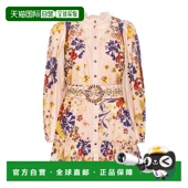 香港直邮Farm 334358蕾丝 迷你连衣裙 Rio 花束泡泡袖