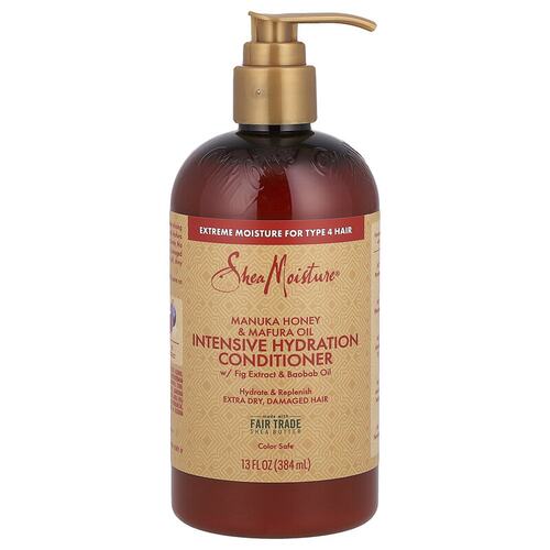 美国直邮Shea Moisture蜂蜜马福拉油护发素深层补水滋养光润384ml