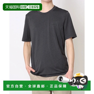 日本直邮adidas 男士运动短裤 无缝设计 黑色混纺 KA5553