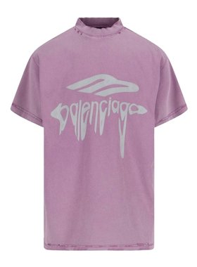 BALENCIAGA 男士T恤 787349TRVS85712 SS2025 粉红色