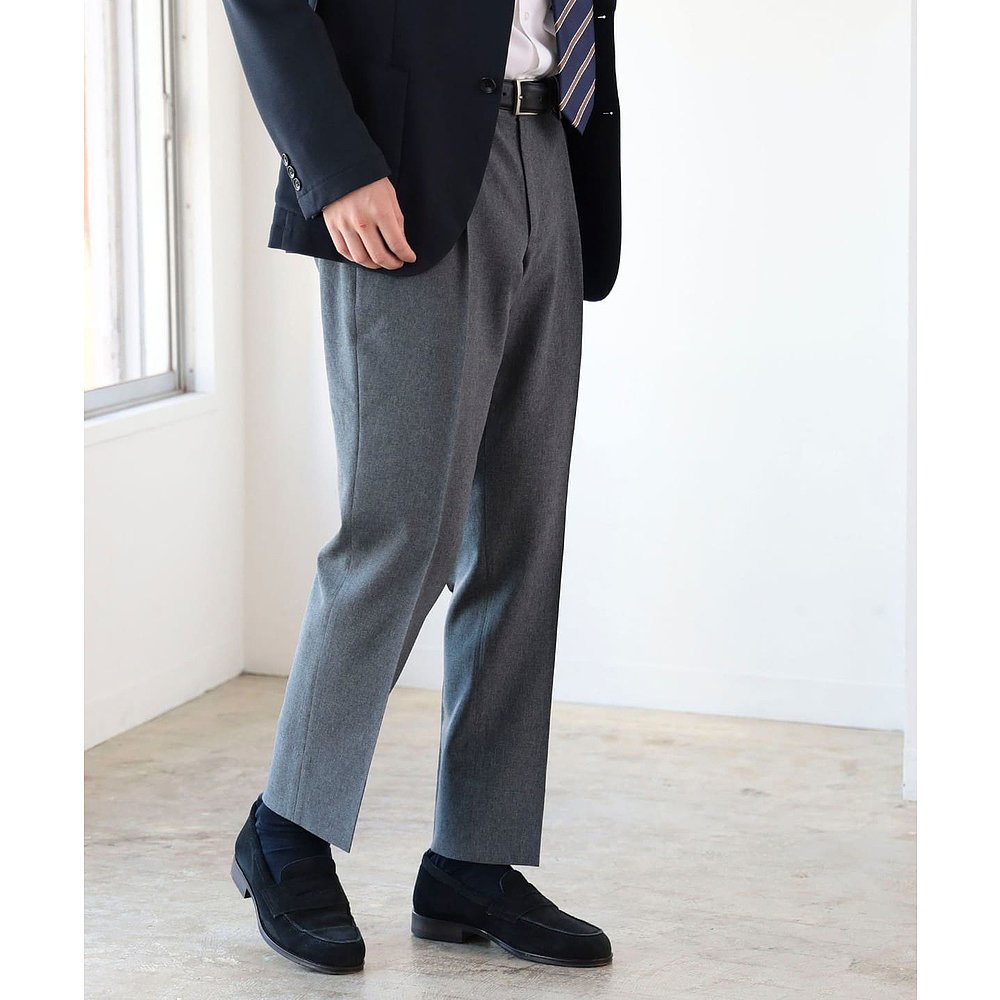 B:MING by BEAMS 男士NOMAD Reflax弹力单褶休闲裤 91230287803