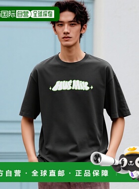 1h可退 日本直邮HUF 男女同款彩色印花短袖T恤 25M_TS80234