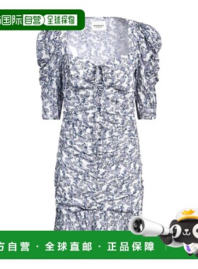 1h可退 香港直邮ISABEL MARANT 女士 紧身连衣裙 blue蓝色 舒适时