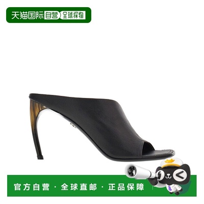 香港直邮Salvatore Ferragamo 弧形鞋跟高跟凉鞋 01I112