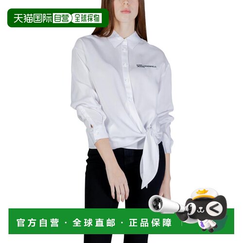 欧洲直邮KARL LAGERFELD 女士衬衫 B1W11026100 SS2026 白色