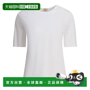 香港直邮HERNO 女士T恤 JG000258D520631081 SS2025 白色 T-shirt