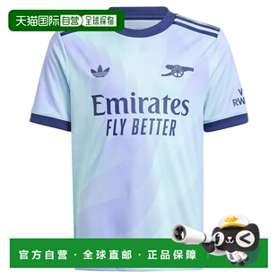 香港直邮ADIDAS Arsenal FC 24/25 三条纹青少年款短袖T恤 中性