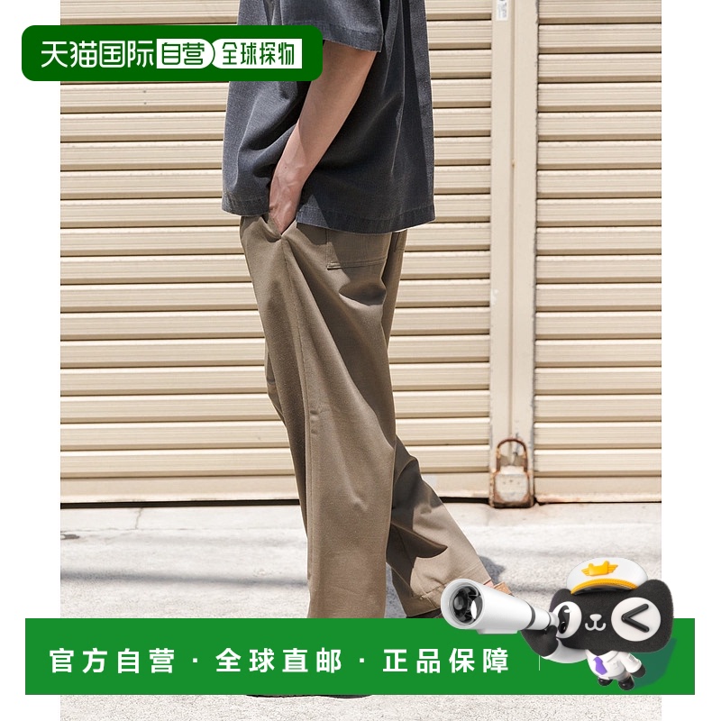 1h可退 日本直邮FORK&SPOON 男装 弹性直筒裤 SOLOTEX材质 春夏款