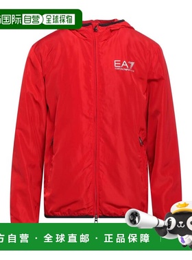 香港直邮Ea7 男士 Windbreakers 柔软夹克 red红色 舒适时尚