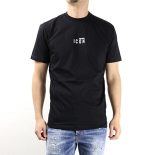 圆领T恤饰有小Logo 日本直邮Dsquared2 短袖 T恤 图标迷你Logo