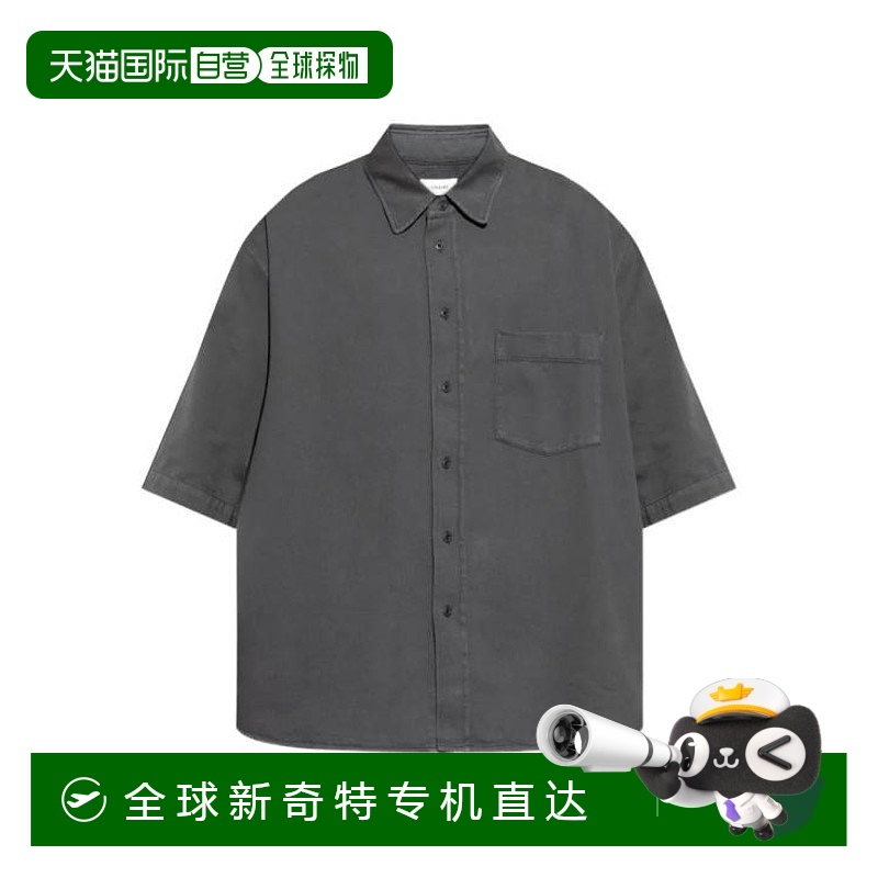 韩国直邮LEMAIRE25SS长袖衬衫男SH1174 LD1041 714BL CARBON BLUE