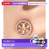 BURCH 水晶标志圆形耳钉 珠宝配饰 韩国直邮TORY 53422 783
