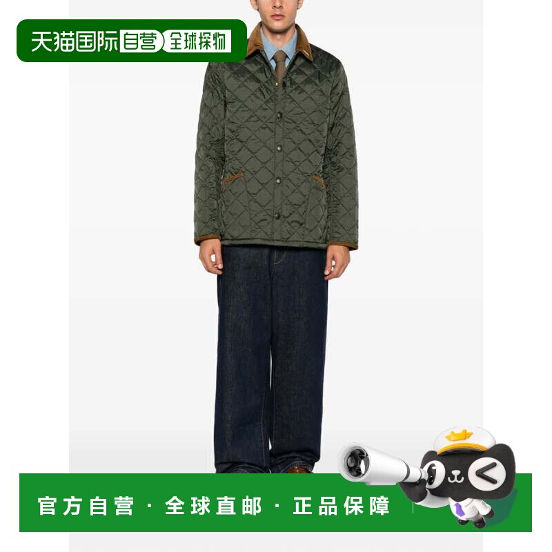 美国直邮BARBOUR-男士图标传统liddesdale绗缝夹克