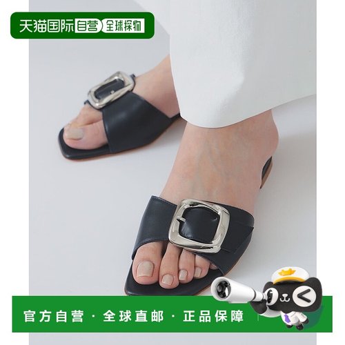 1h可退 日本直邮IL SANDALO OF CAPRI 女士方扣平底凉鞋  6433009