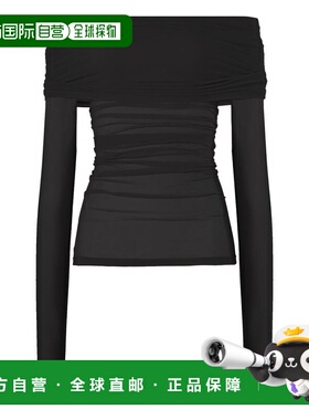 1h可退 香港直邮Wolford 女士 黑色毛线衫 58311 black黑色 舒适