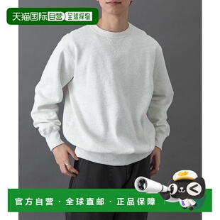 1h可退 日本直邮FORK&SPOON 男装 回收棉质 紧身螺纹圆领卫衣 V领