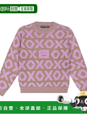 1h可退 香港直邮Acne Studios 艾克妮 女童 Kozu XOXO 迷你毛衣童