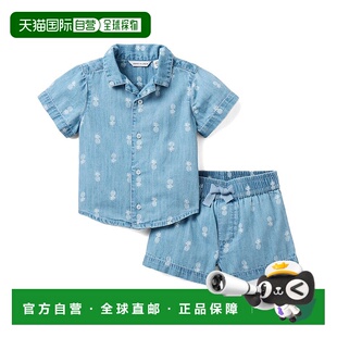 蓝色 自营 jack珍妮和杰克小屋配对套装 and 美国奥莱直发 janie