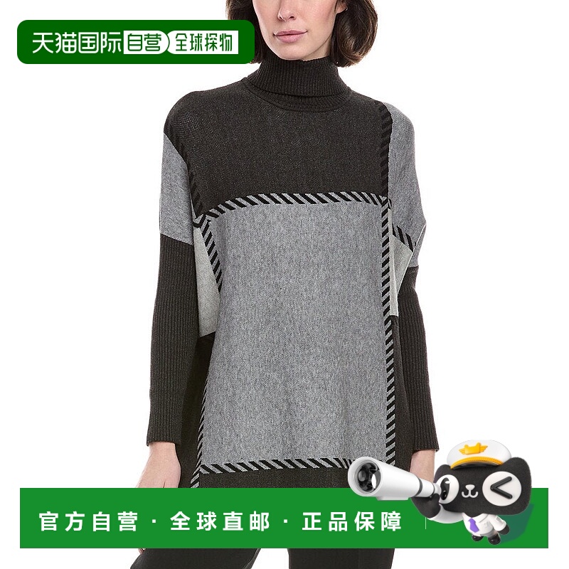 自营Joseph A. Turtleneck Tunic Sweater - grey 美国奥莱直发