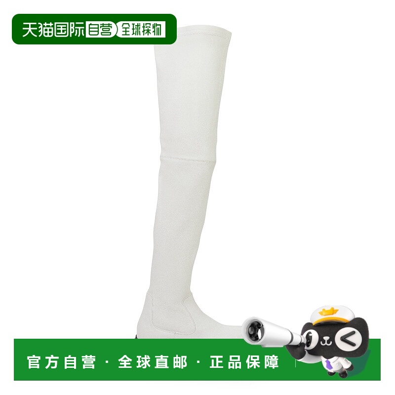 自营lanvinWHITE ARPEGE HIGH OVER THE KNEE BOOTS - white 美国