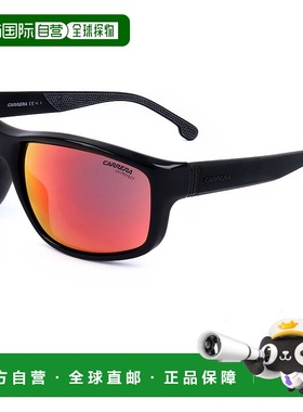 自营 Carrera男式61毫米红色太阳镜-黑红色 美国奥莱直发卡雷拉