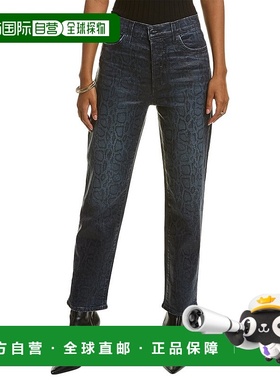自营 JOE'S Jeans The Honor 高腰靛蓝 Slither 直筒九分牛仔裤 -