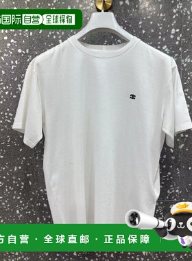 1h可退 香港直邮Celine 思琳 男士 男款白色徽标图案短袖tee 2X04