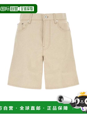 1h可退 香港直邮Burberry 巴宝莉 男士 沙色棉质百慕大短裤 81055