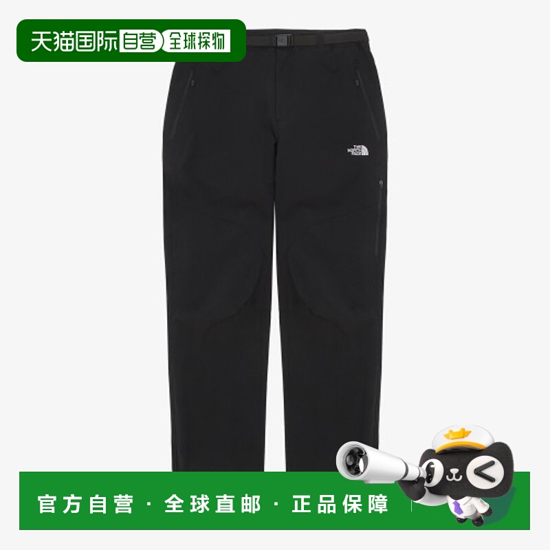 韩国直邮北面THE NORTH FACE 拉链纯色束脚休闲裤 男款 黑色