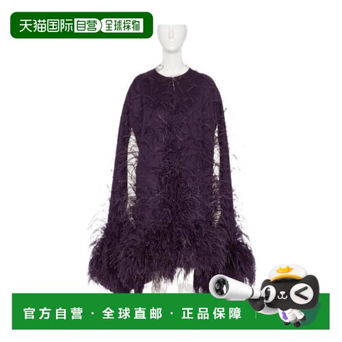 1h可退 香港直邮VALENTINO 女士连衣裙 XB3CG2Q06JAY82 AW2022 紫