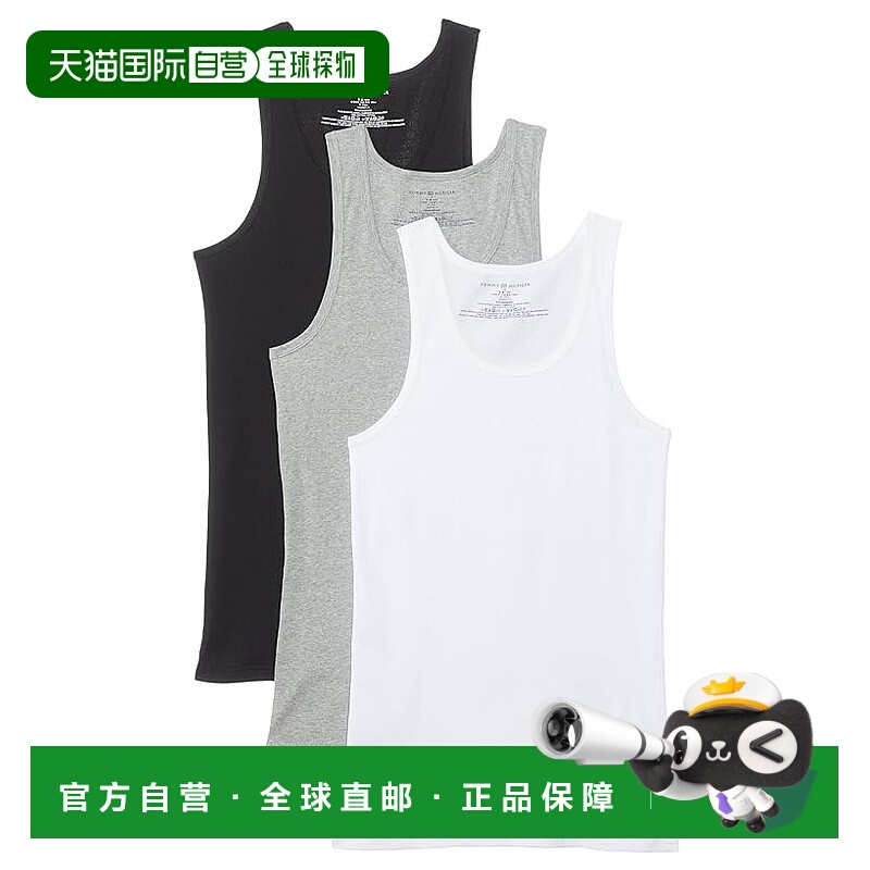 香港直邮潮奢 Tommy Hilfiger 汤米 希尔费格 男士 A-Shirt 棉质(