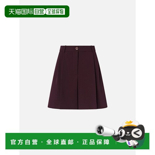 香港直邮PINKO 女士短裤 107289A18ERR7 AW2026 酒红色 PINKO SHE
