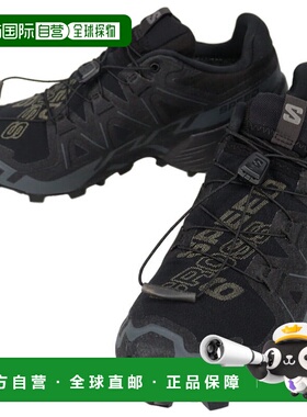 日本直邮Salomon 女士 Speedcross 6 GORE-TEX 越野跑鞋黑色/黑色